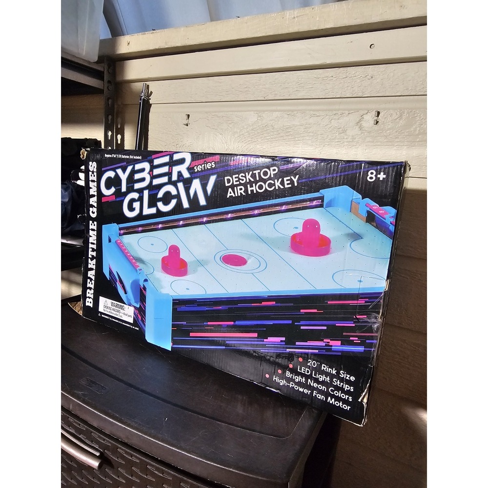 Cyber glow air hockey
